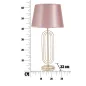 LAMPA STOŁOWA KRISTA 33X64 cm